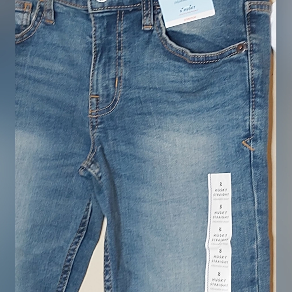 Cat & Jack Kids Blue Straight Leg Jeans-Size 8